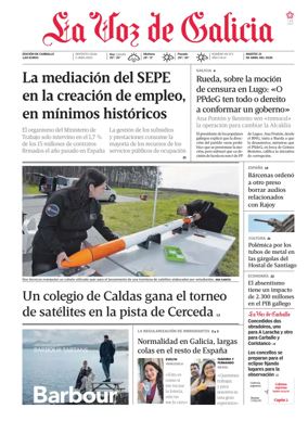 Cover of La Voz de Galicia (Carballo)