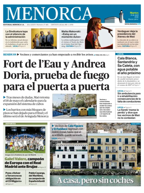 Cover of Menorca Diario Insular