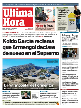 Cover of Ultima Hora