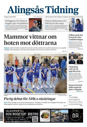 Cover of Alingsas Tidning
