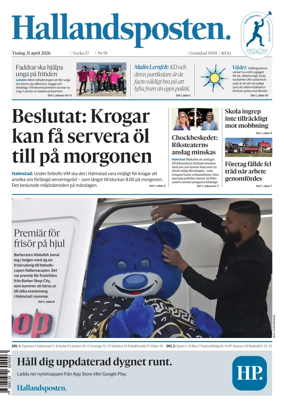 Cover of Hallandsposten