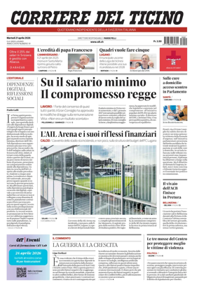 Cover of Corriere del Ticino