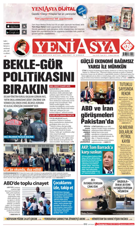 Cover of Yeni Asya