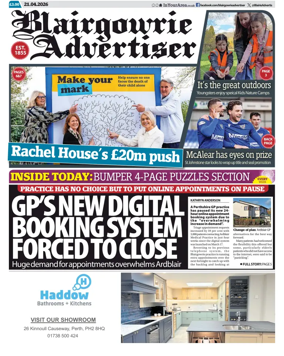 Cover of Blairgowrie Advertiser