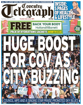 Cover of Coventry Telegraph