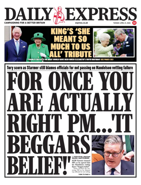 Cover of Daily Express