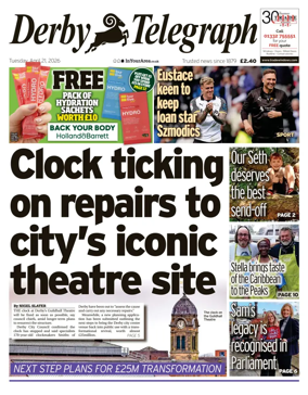 Cover of Derby Telegraph