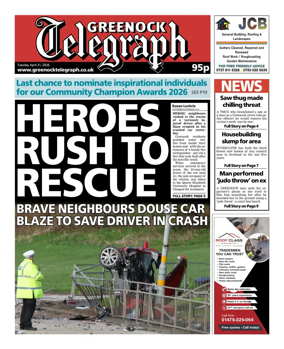 Cover of Greenock Telegraph