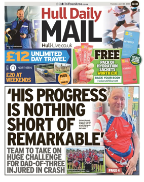 Cover of Hull Daily Mail