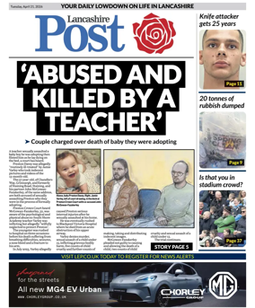 Cover of Lancashire Evening Post