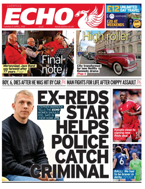 Cover of Liverpool Echo
