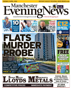 Cover of Manchester Evening News