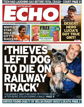 Cover of South Wales Echo