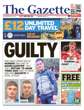 Cover of Teesside Evening Gazette
