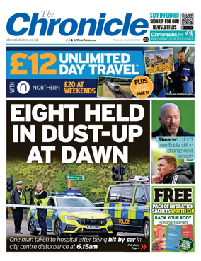 Cover of The Chronicle (South Tyneside and Durham)