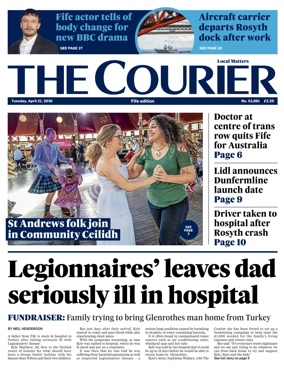 Cover of The Courier & Advertiser (Fife Edition)