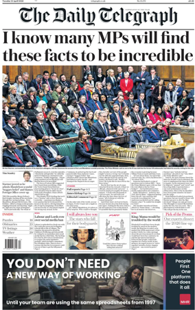 Cover of The Daily Telegraph