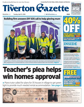 Cover of The Tiverton Gazette