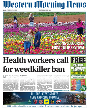 Cover of Western Morning News