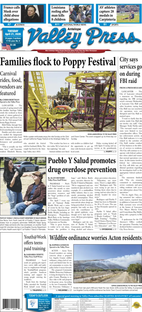 Cover of Antelope Valley Press