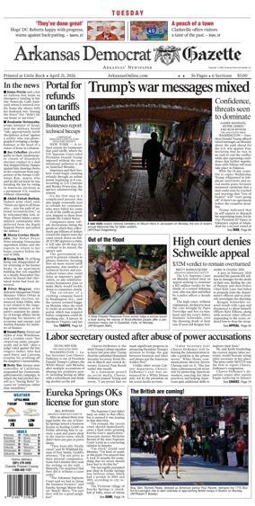 Cover of Arkansas Democrat-Gazette