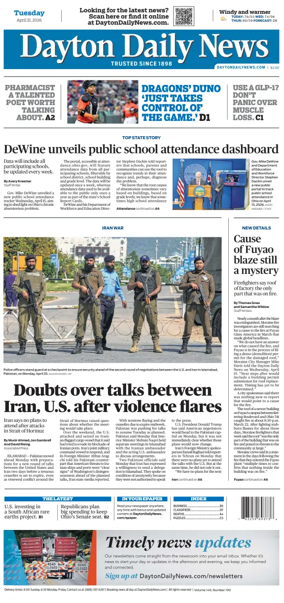 Cover of Dayton Daily News