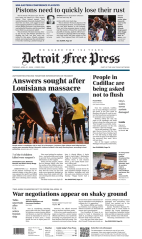 Cover of Detroit Free Press