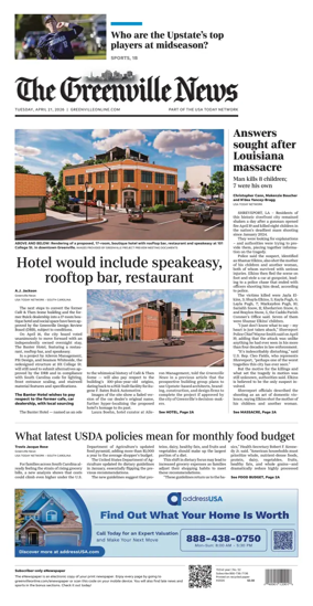 Cover of The Greenville News