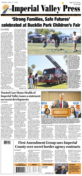 Cover of Imperial Valley Press