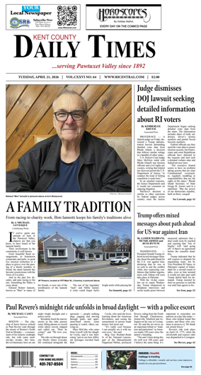 Cover of Kent County Daily Times
