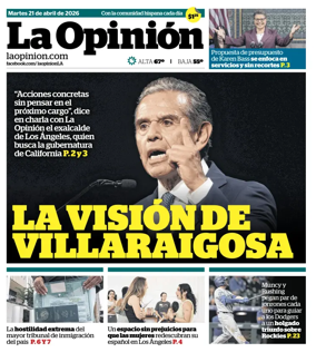 Cover of La Opinion