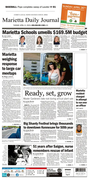 Cover of Marietta Daily Journal