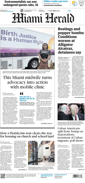 Cover of Miami Herald
