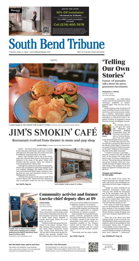 Cover of South Bend Tribune