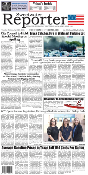 Cover of Sweetwater Reporter