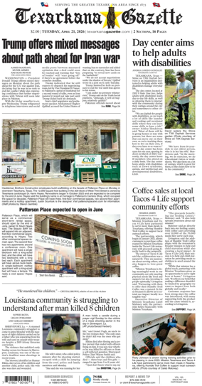Cover of Texarkana Gazette