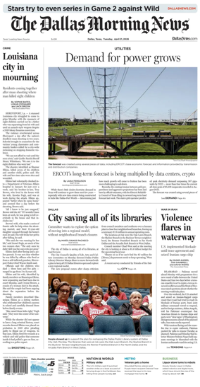 Cover of The Dallas Morning News