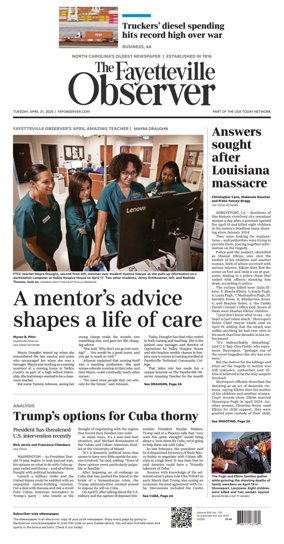 Cover of The Fayetteville Observer