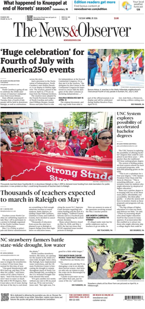 Cover of The News & Observer