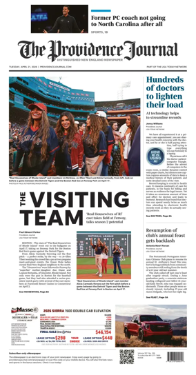 Cover of The Providence Journal