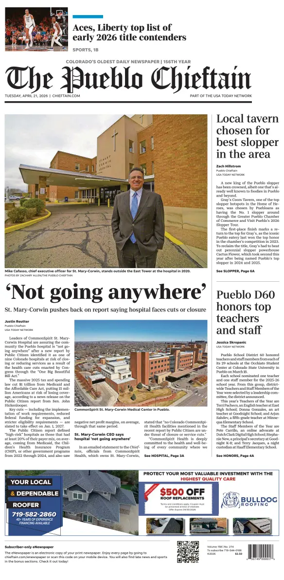 Cover of The Pueblo Chieftain