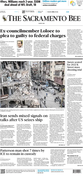 Cover of The Sacramento Bee