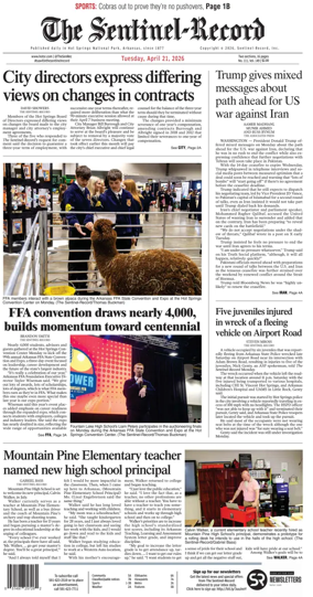 Cover of The Sentinel-Record