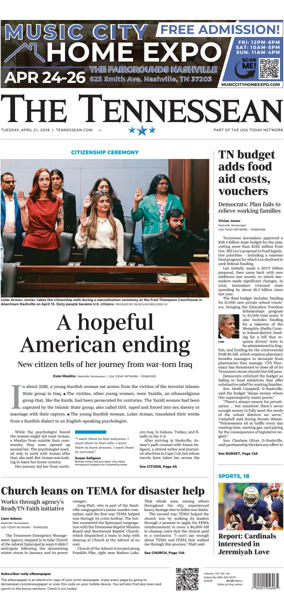 Cover of The Tennessean