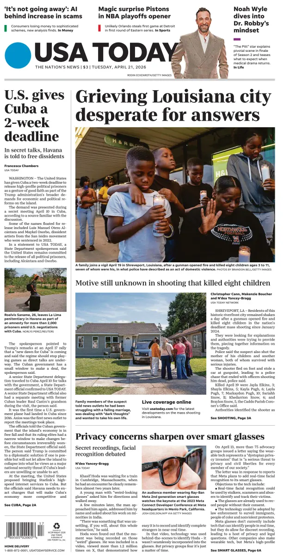 Cover of USA TODAY US Edition