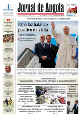 Cover of Jornal de Angola