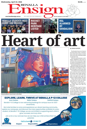 Cover of Benalla Ensign