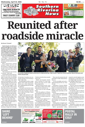 Cover of Southern Riverina news