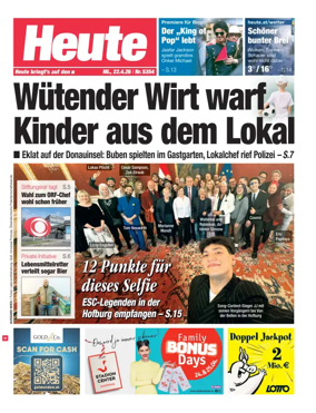 Cover of Heute - Wien Ausgabe