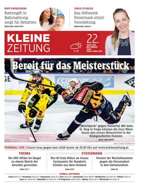 Cover of Kleine Zeitung Steiermark